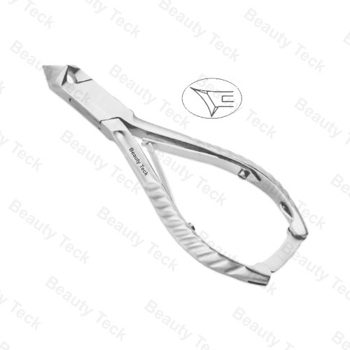 Moon Shape Nail Cutter Box Joint Double Spring With Lock