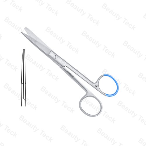 Single Use Surgical Scissors Sharp/Blunt Straight