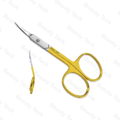 Cuticle Scissors Euro Screw Double Curved