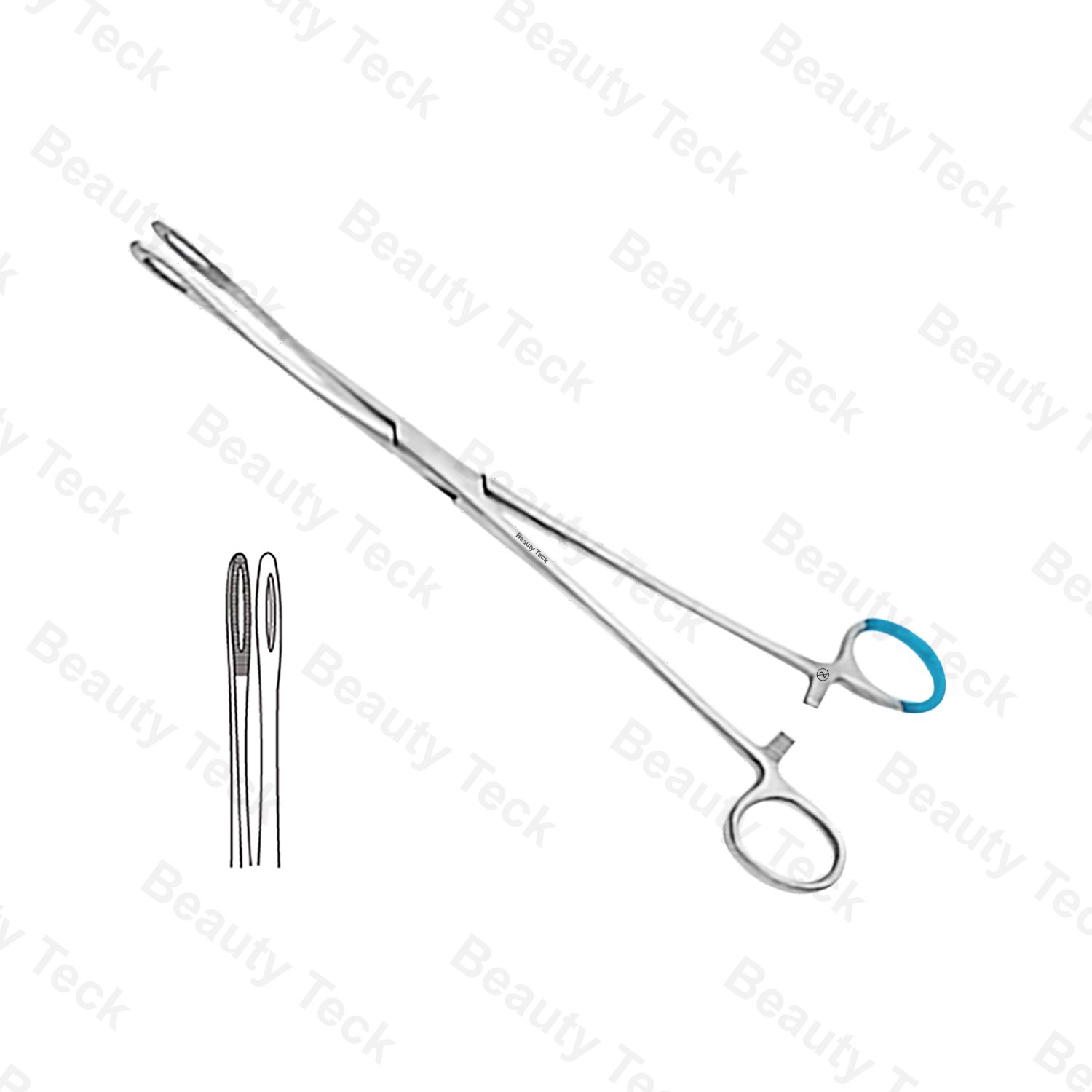 Non Sterile Single-Use Foerster Sponge Holding Narrow Forceps Straight