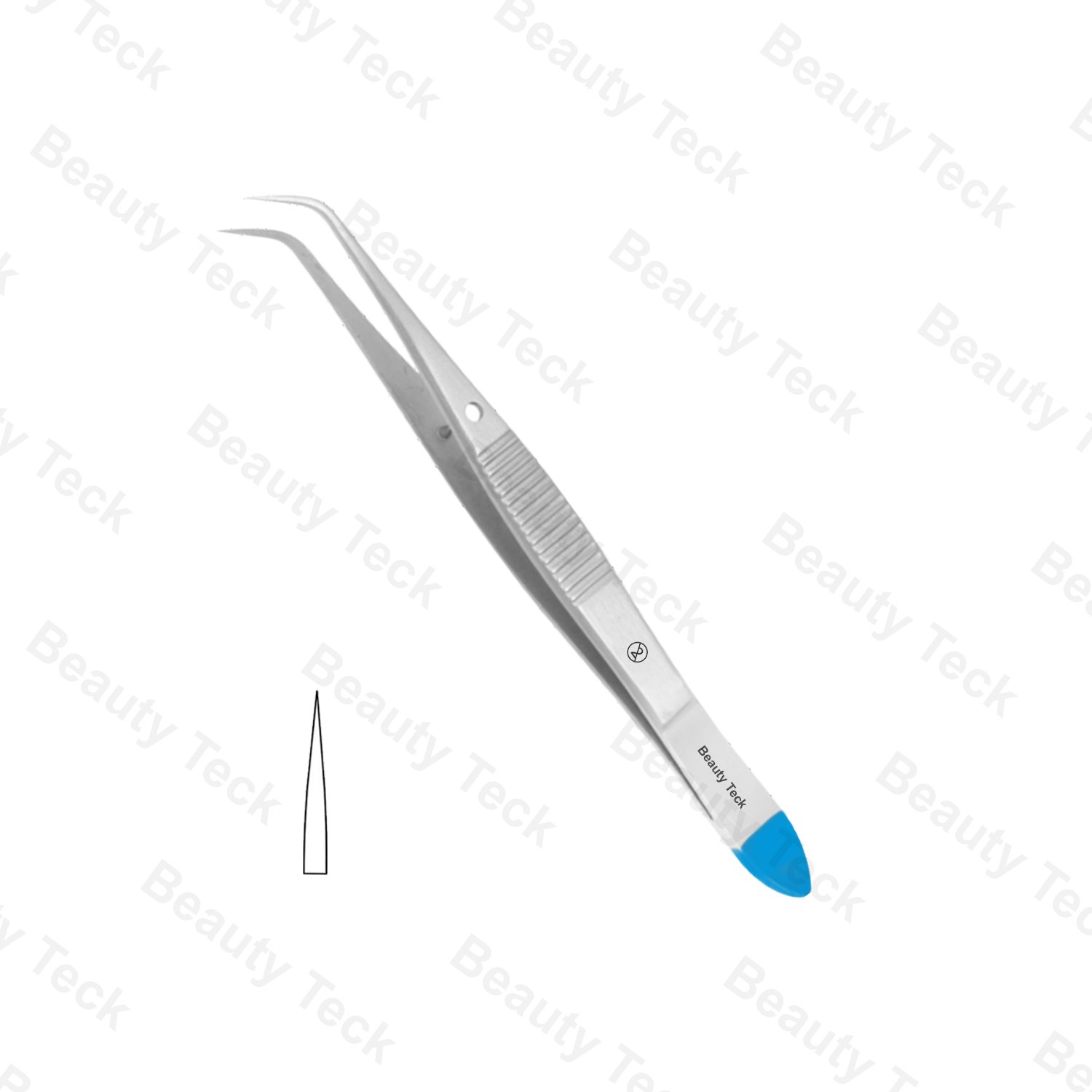 Non Sterile Single-Use Instruments Angled Microscopy Forceps Very Fine Straight
