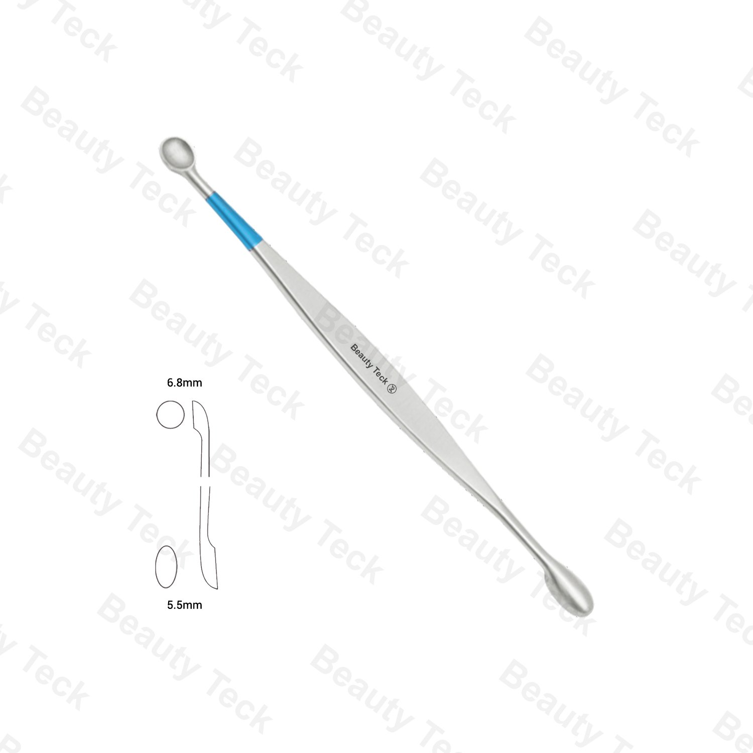 Non Sterile Single-Use Instruments Bone Curettes Double-Ended 6.8mmx5.5mm