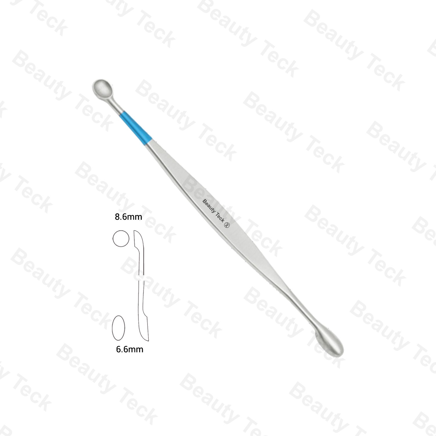 Non Sterile Single-Use Instruments Bone Curettes Double-Ended 8.6mm x 6.6mm