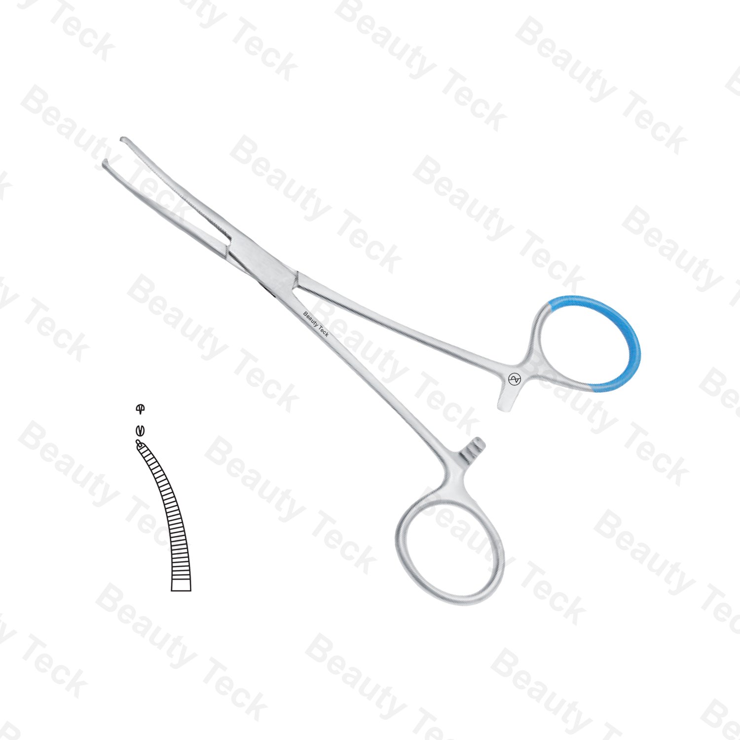 Non Sterile Single-Use Instruments Crile Kocher Forceps Curved