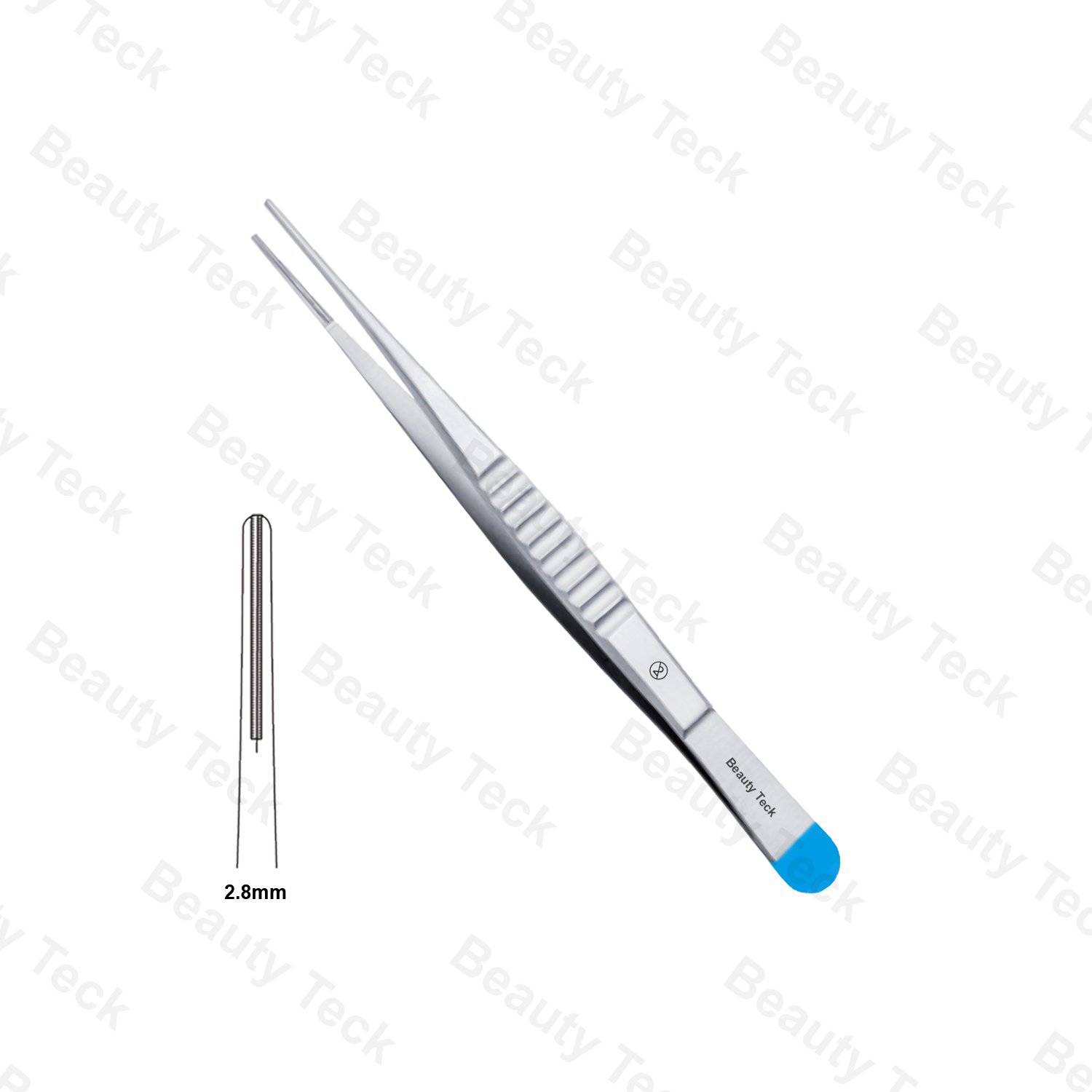 Non Sterile Single-Use Instruments Debakey Atrauma Dissecting Forceps 2.8mm Bit
