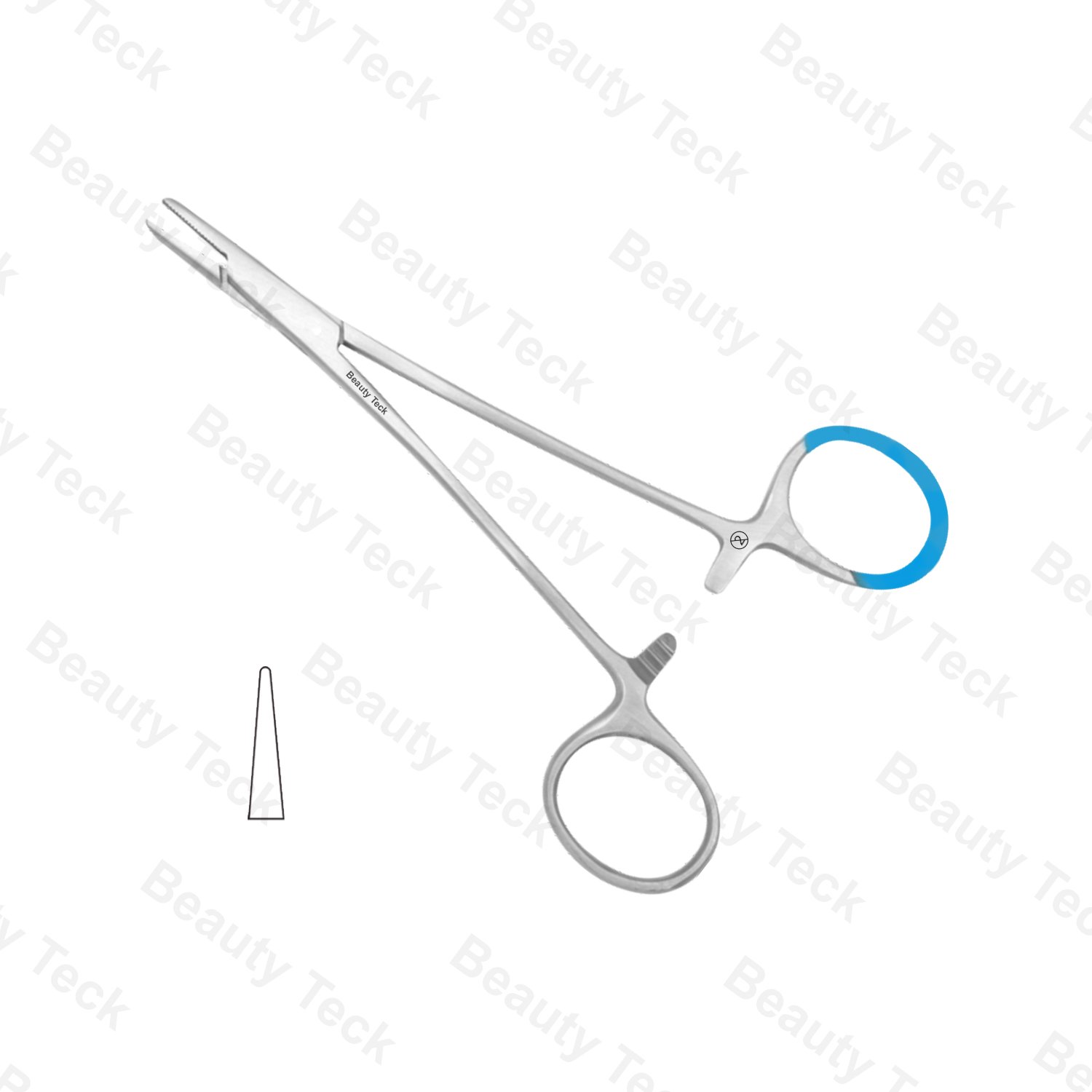 Non Sterile Single-Use Instruments Halsey Needle Holder Smooth Jaws