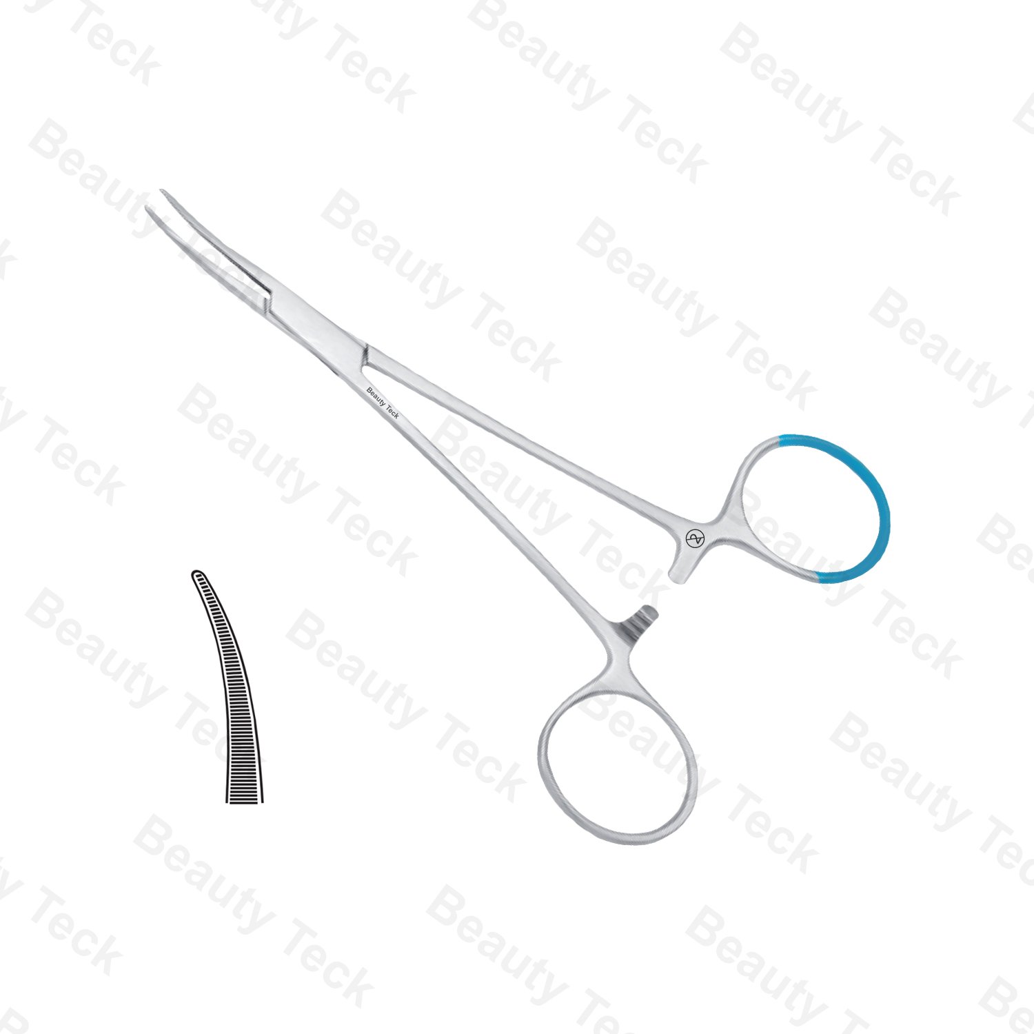 Non Sterile Single-Use Instruments Halsted Forceps Curved