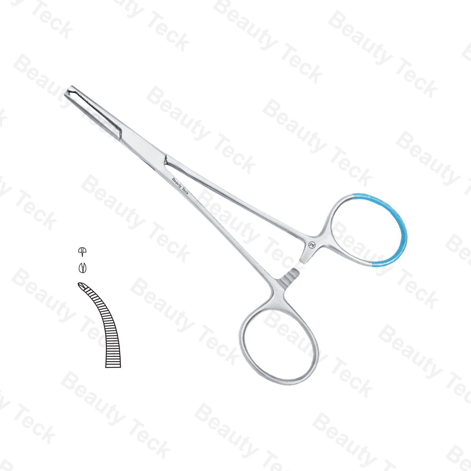 Non Sterile Single-Use Instruments Halsted Mosquito Kocher Forceps Curved