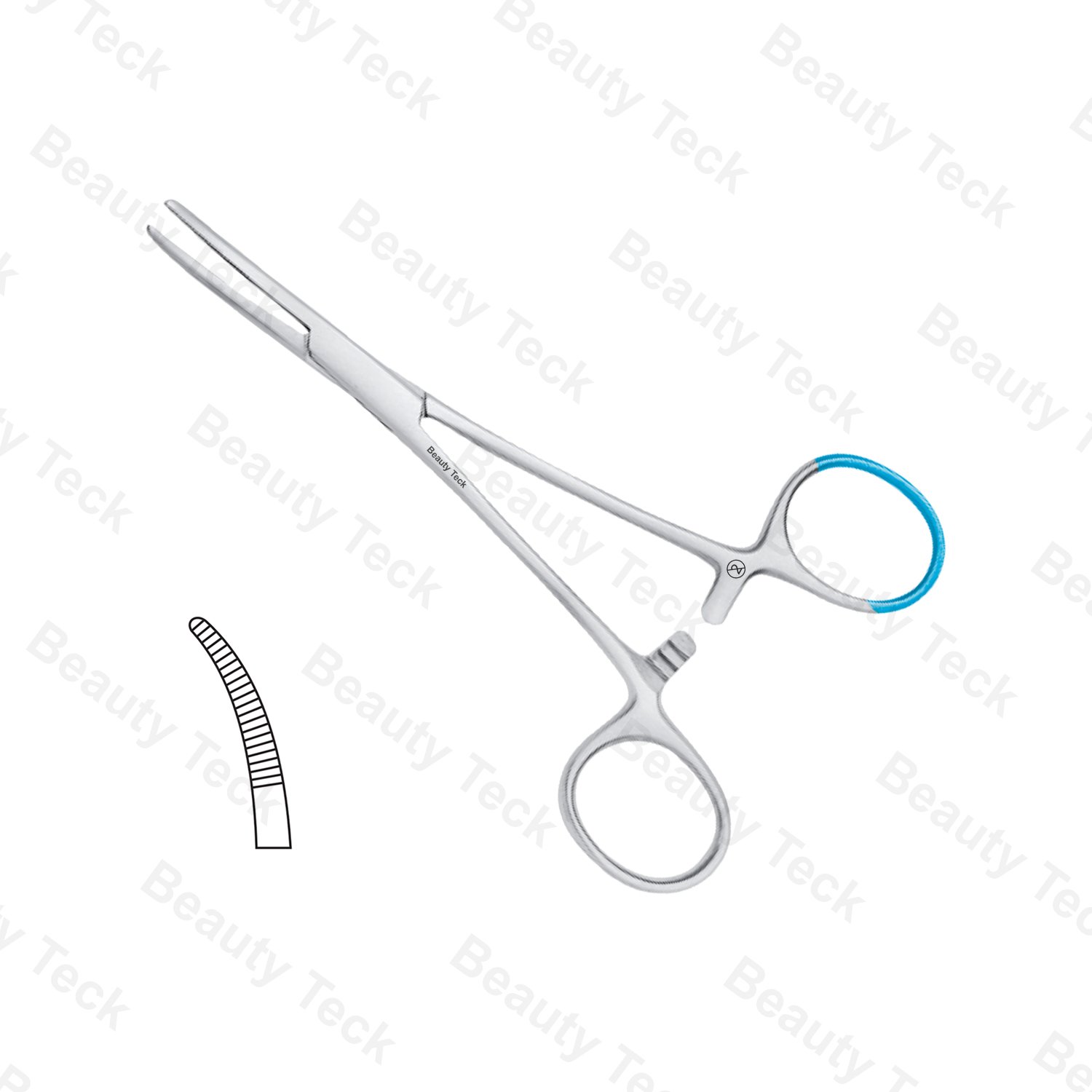 Non Sterile Single-Use Instruments Kelly Forceps Curved