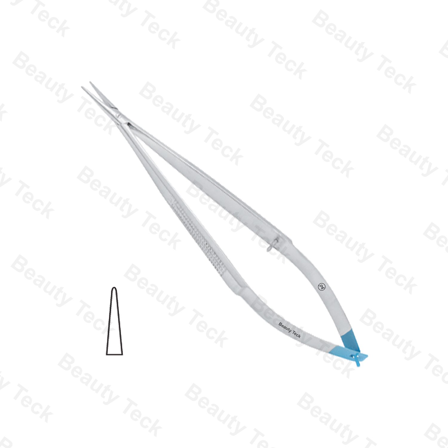 Non Sterile Single-Use Instruments Micro Needle Holder Without Catch Straight