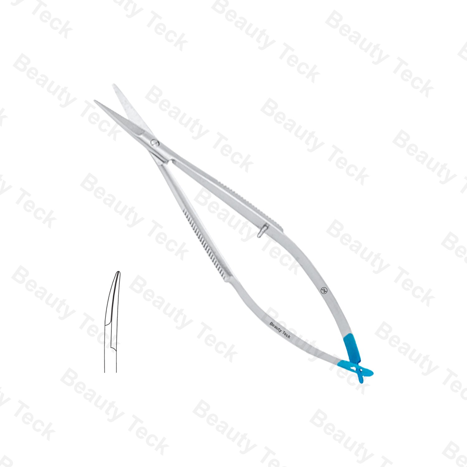Non Sterile Single-Use Instruments Noyes Eye Scissors Curved