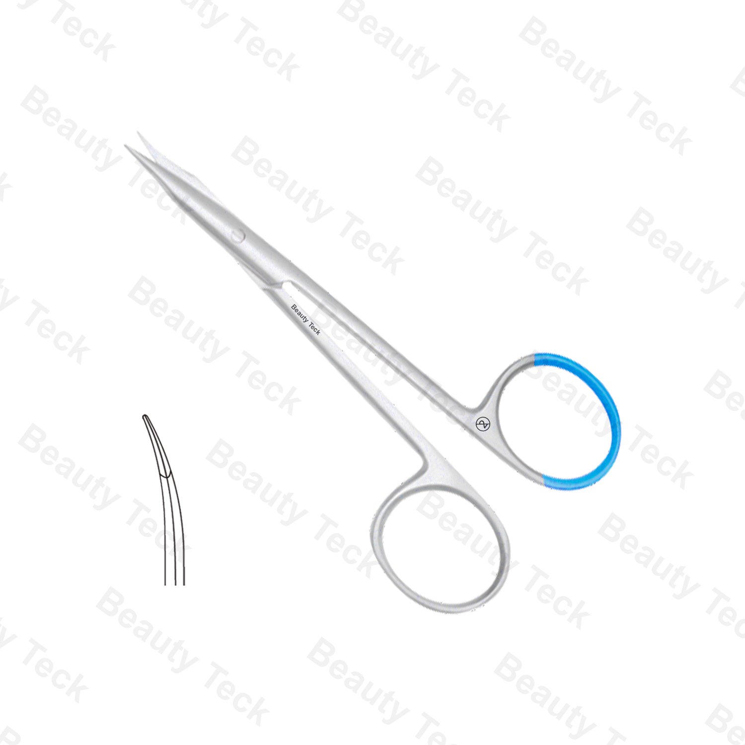 Non Sterile Single-Use Instruments Reynolds/Stevens/Jameson Dissecting Scissors Fine(Sharp)Curved