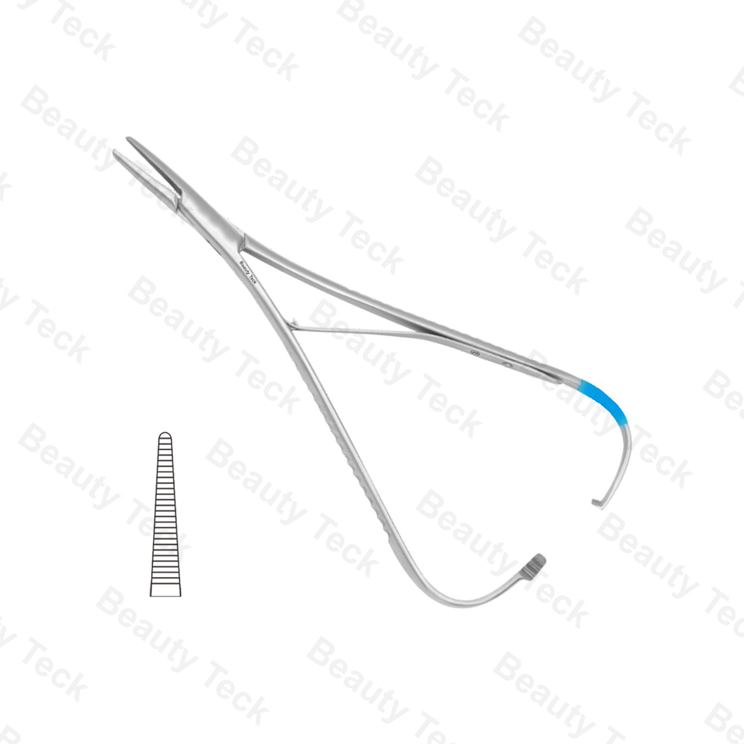 Non Sterile Single-Use Instruments Smaha Mathiue Fine Point Needle Holder