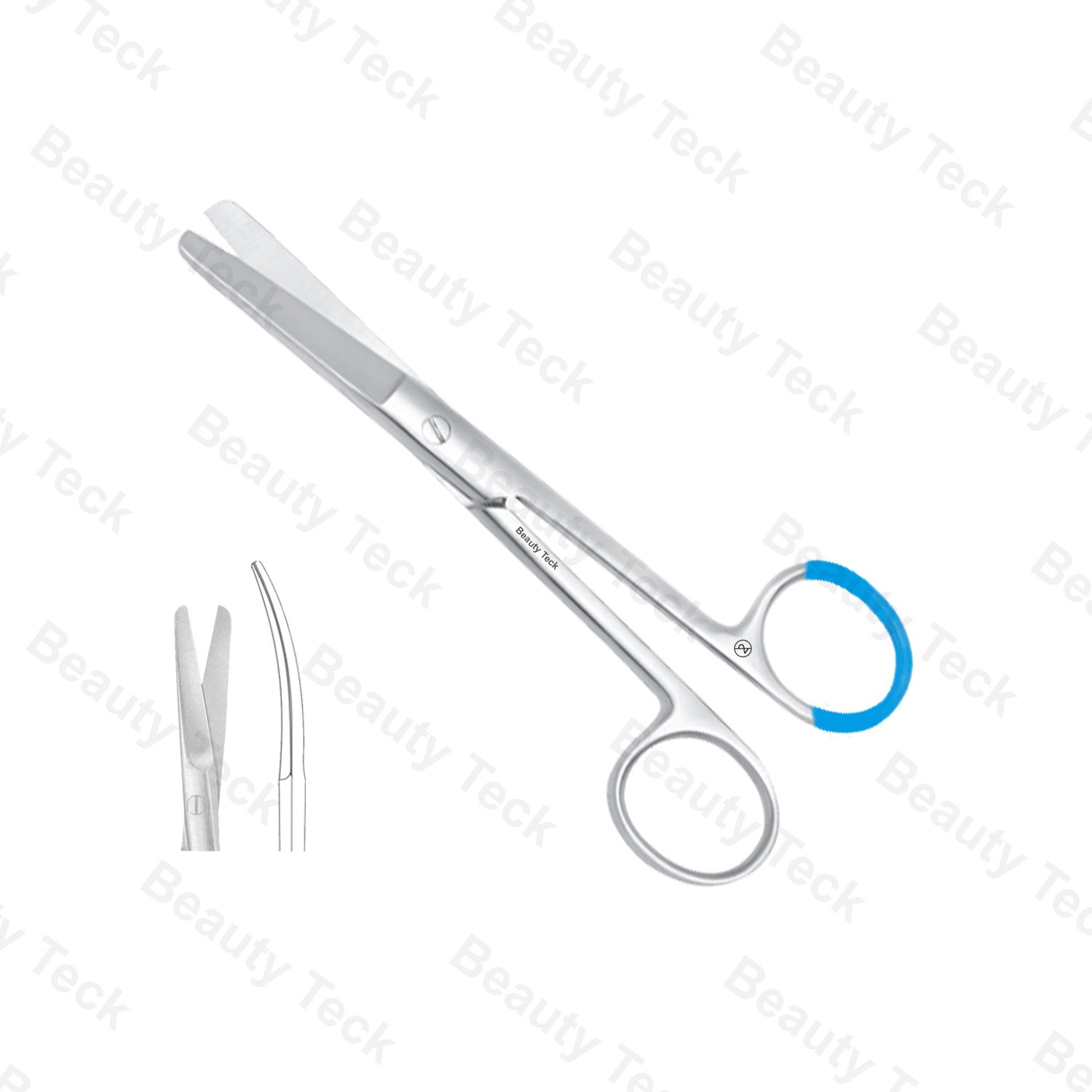 Non Sterile Single-Use Instruments Surgical Scissors Blunt/Blunt Curved