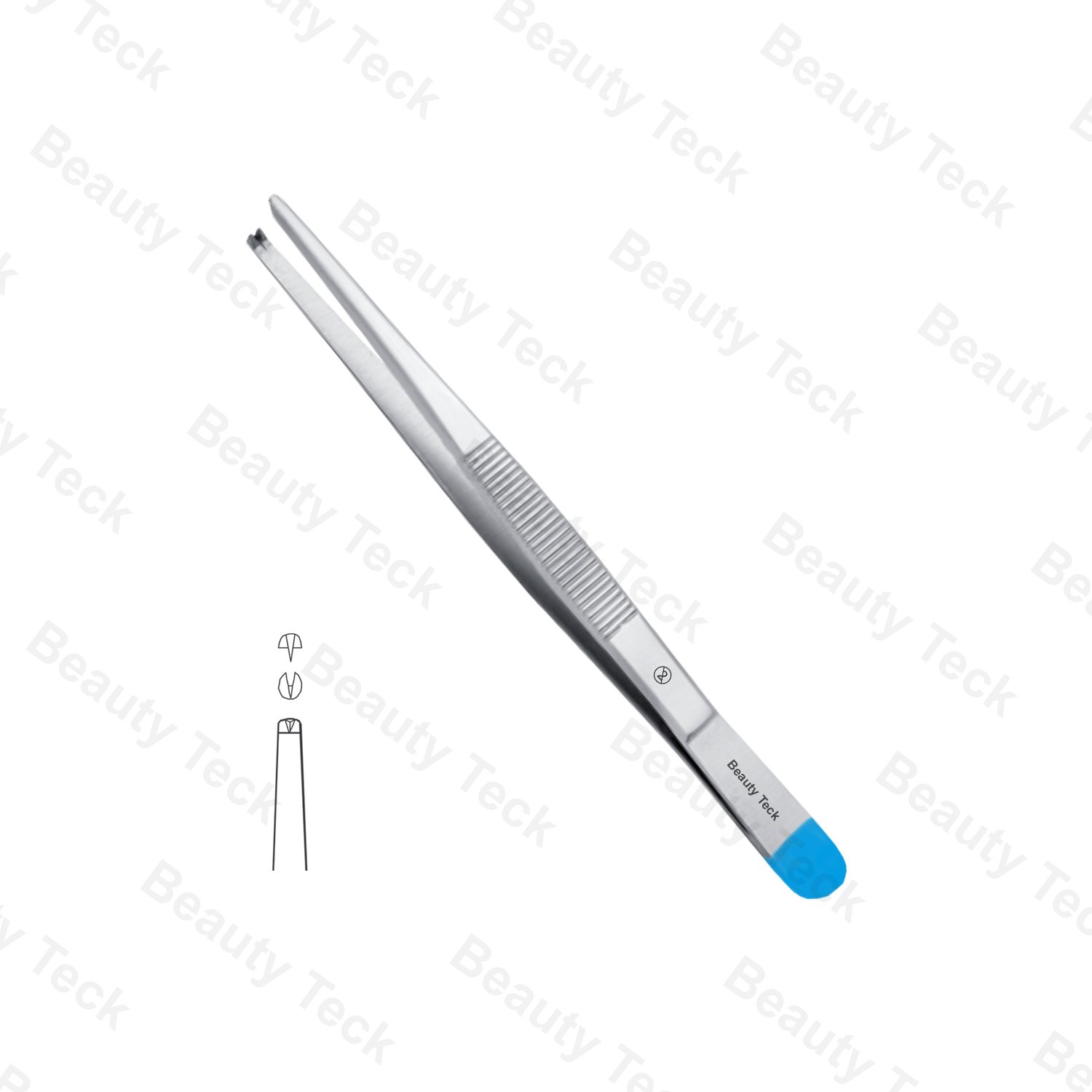 Non Sterile Single-Use Instruments Tissue Forceps 1x2 Teeth Medium