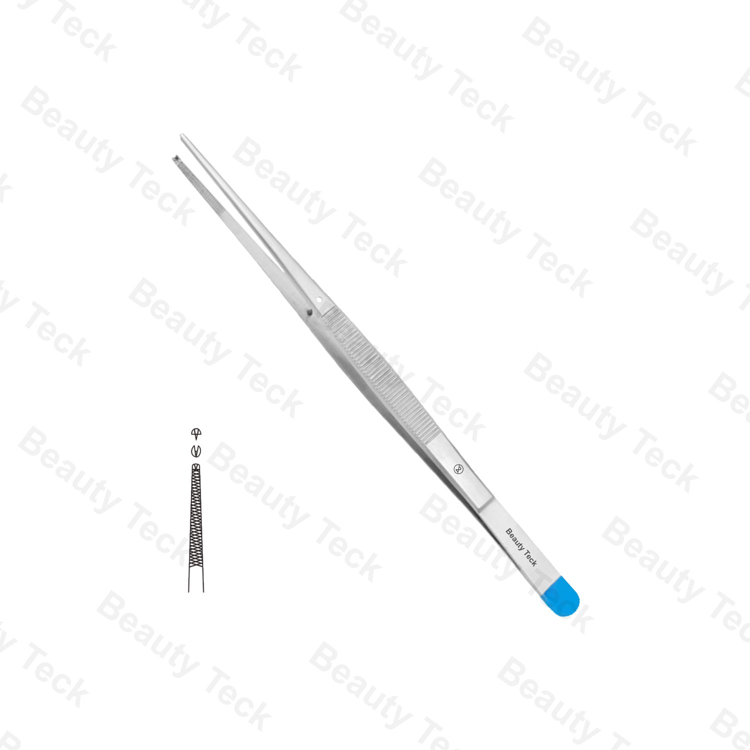 Non Sterile Single-Use Instruments Tissue Forceps(Waugh) 1x2 Teeth