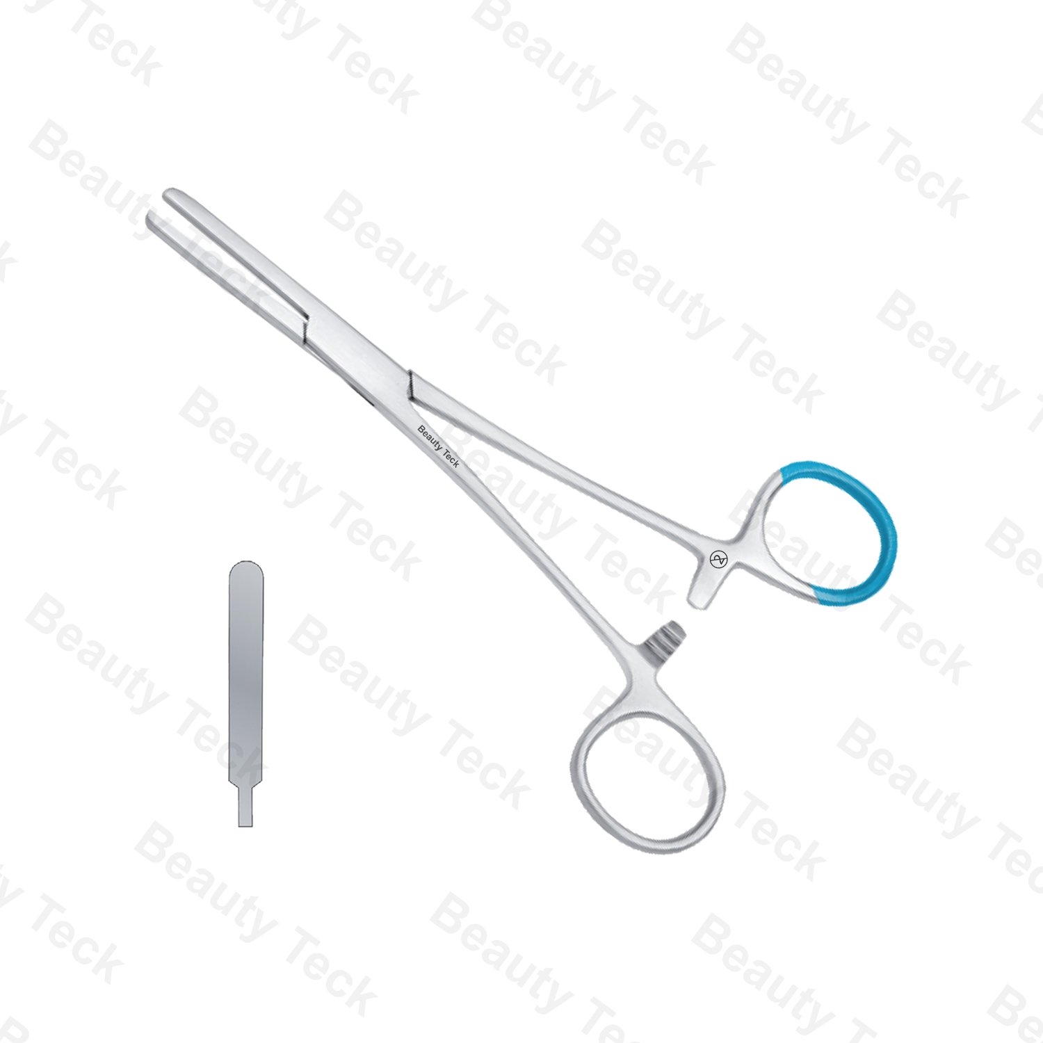 Non Sterile Single-Use Instruments Tubing Clamp Forceps Smooth Jaws